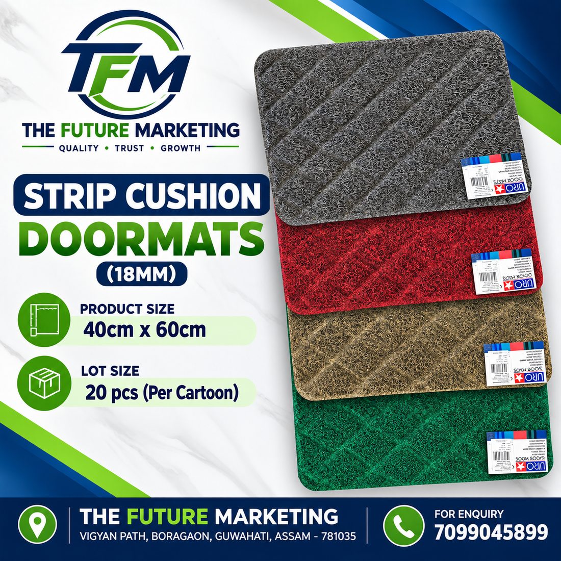 Strip Cushion Doormats